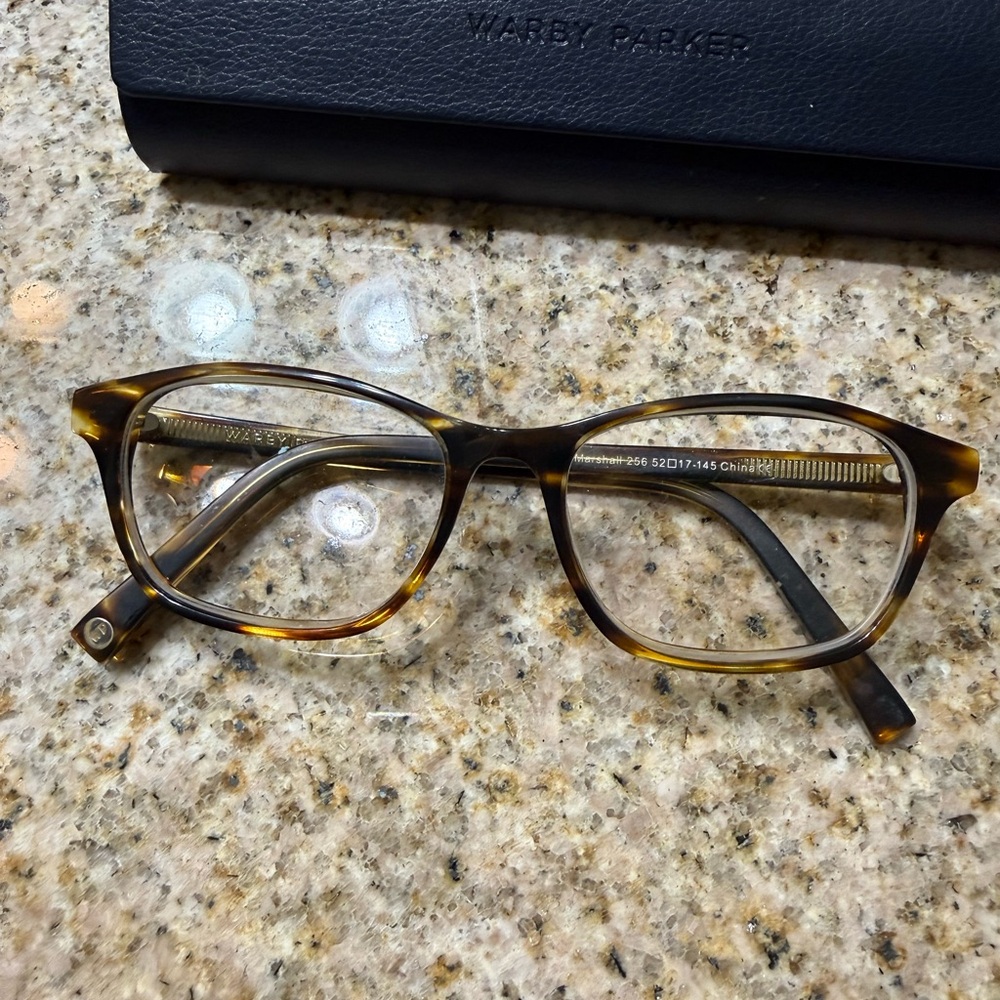 Warby Parker Marshall Tortoise Brown Rectangular frames only